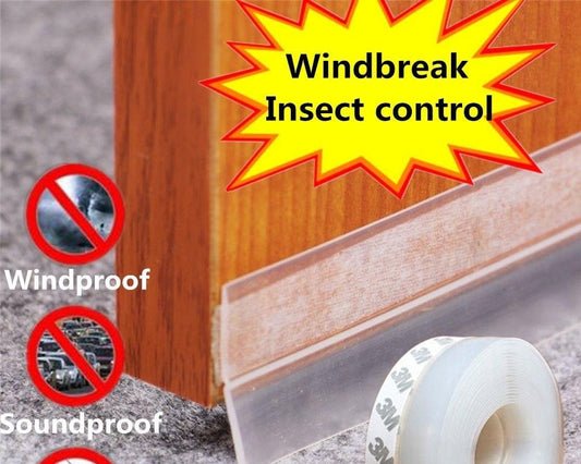 5 Meter Self Adhesive Door Seal Strip| Weatherproof Door & Window Gap Sealing Tape